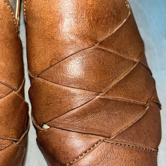 Roolee Braided Tan Genuine Leather Loafers/Slip On Shoes - Picture 3 of 11